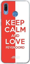 6F hoesje - geschikt voor Honor Play -  Transparant TPU Case - Feyenoord - Keep calm #ffffff