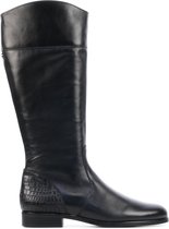 Hassia Klassieke laarzen Dames / Laarzen / Damesschoenen - Leer - Crocoprint - 306271 - Zwart - Maat  38.5