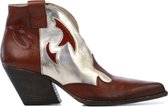 Elena Iachi Vrouwen Leren     Cowboy Laarzen  / Western Boots E2264 - Cognac - Maat 41