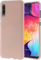 Samsung Galaxy A50 Hoesje - Mobigear - Rubber Touch Serie - Hard Kunststof Backcover - Bruin - Hoesje Geschikt Voor Samsung Galaxy A50