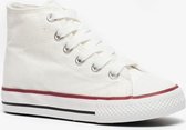 Hoge canvas kinder gympen wit - Wit - Maat 30 - Uitneembare zool