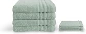 Byrklund Handdoeken set - Bath Basics - 8-delig - 4x 50x100 + 4x 16x21 - 100% katoen - Zeeblauw