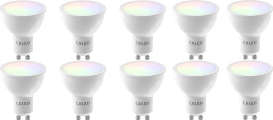 Lampe LED Smart Gu10 RGB Réflecteur Calex 5W 350lm 2200-4000K WiFi 