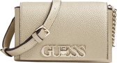 Guess Uptown Chic Mini Dames Crossbodytas - Goudkleurig