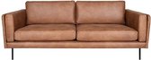 Nancy's Verona Bank - 2,5-Zits - Leder - Zitbank - Banken - Cognac - 196 x 80 x 85 cm