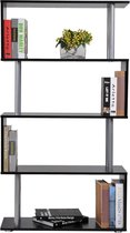 Nancy's Yuba City Boekenkast - Wandplank - PVC - Ruimteverdeler - Archiefplank - Zwart