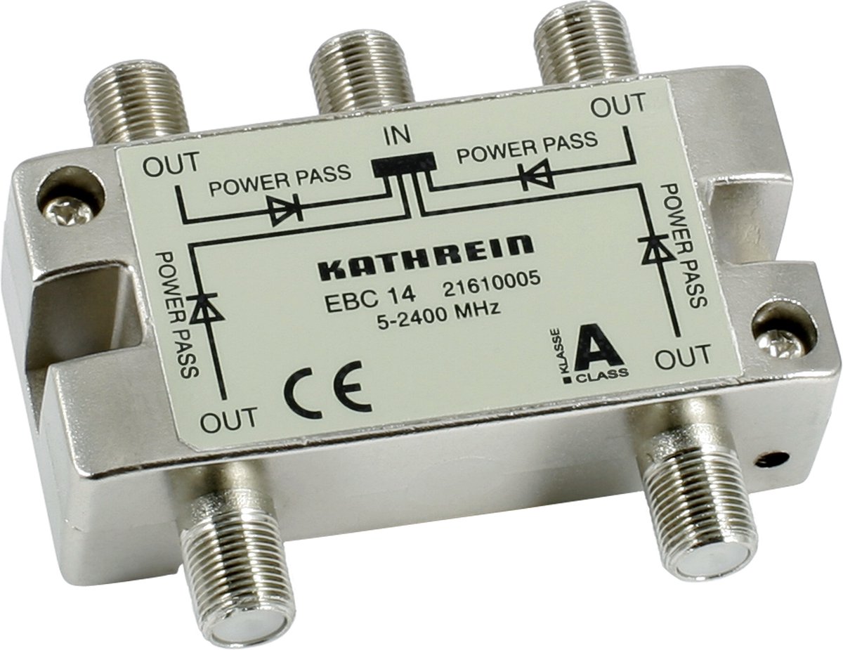 Kathrein EBC 14 F 4xF Zilver