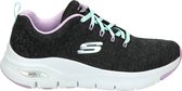 Skechers Arch Fit Comfy Wave sneakers zwart - Dames - Maat 37