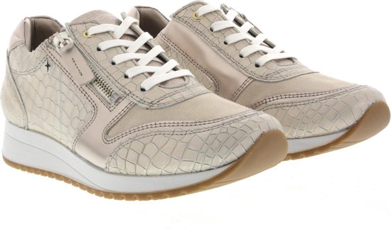 Dames Veterschoenen Xsensible Marte Sneaker Beige - Maat 41 | bol.com