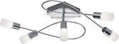 OSRAM - LED Plafondlamp - Trinon Clupo - 20W - Warm Wit 3000K - Rechthoek - Mat Chroom - Aluminium