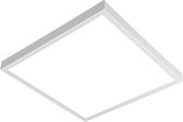 LED Paneel - Igan Clena - 30x30 Helder/Koud Wit 6000K - 12W Opbouw Vierkant - Mat Wit - Flikkervrij