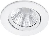 LED Spot - Inbouwspot - Nitron Paniro - Rond 5W - Dimbaar - Warm Wit 3000K - Mat Wit - Aluminium - Ø80mm