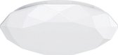 LED Plafondlamp - Igan Dian - Opbouw Rond 12W - Natuurlijk Wit 4000K - Mat Wit - Aluminium