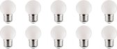 LED Lamp 10 Pack - Romba - Wit Gekleurd - E27 Fitting - 1W