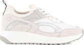 NoGRZ F.Borromini - Leren Dames Dad sneakers - Veterschoenen - Wit Leer - Maat 40