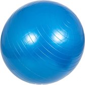 Gorilla Sports Fitness ballon bleu 75 cm avec pompe pratique
