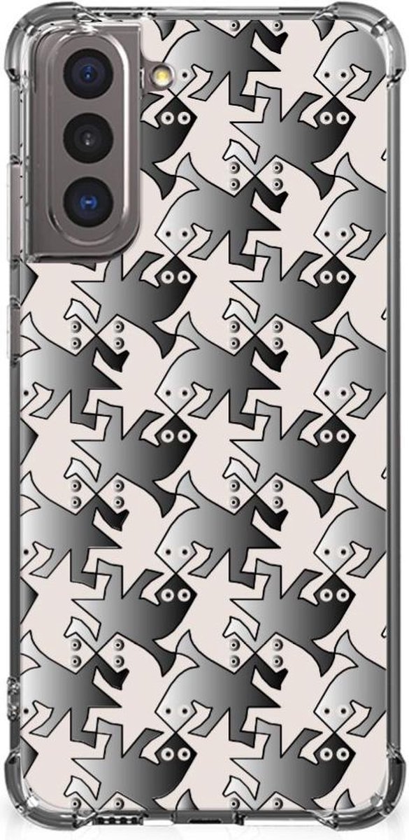 Samsung Galaxy S21 Case Anti-shock Salamander Grey