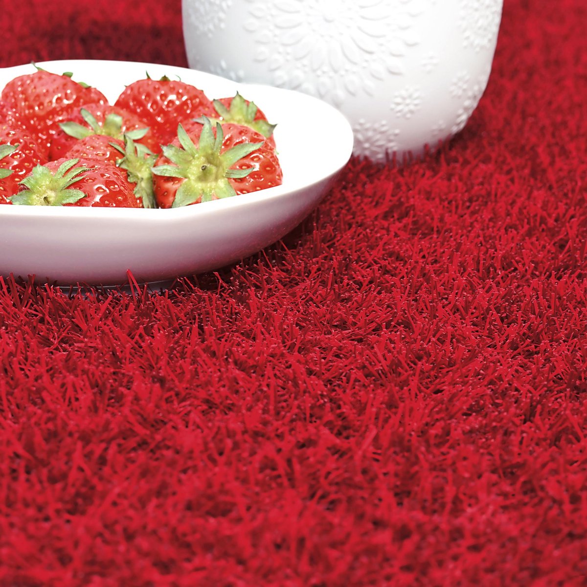 Egrass RAINBOW Kunstgras tapijt - 133x200cm - 25mm - Carmine Red
