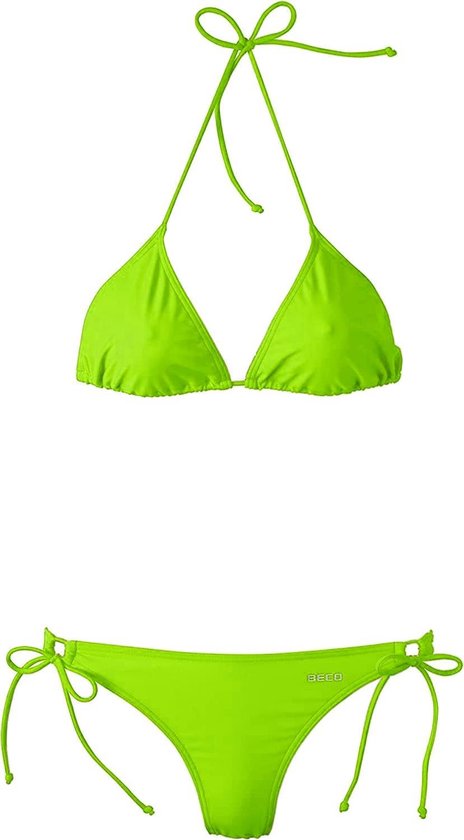 Bikini Triangle Beco Femme Polyamide/Elasthanne Vert Fluo Taille 36