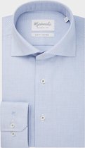 Uni lichtblauw dobby Michaelis shirt-boordmaat: 38 / lightblue