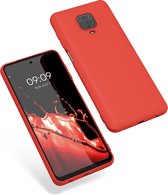 kwmobile telefoonhoesje voor Xiaomi Redmi Note 9S / 9 Pro / 9 Pro Max - Hoesje voor smartphone - Back cover in neon rood