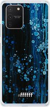 Samsung Galaxy S10 Lite Hoesje Transparant TPU Case - Bubbling Blues #ffffff