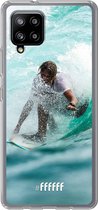 6F hoesje - geschikt voor Samsung Galaxy A42 -  Transparant TPU Case - Boy Surfing #ffffff