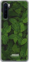 OnePlus Nord Hoesje Transparant TPU Case - Jungle Greens #ffffff