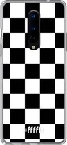 OnePlus 8 Hoesje Transparant TPU Case - Checkered Chique #ffffff