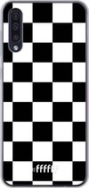 Samsung Galaxy A40 Hoesje Transparant TPU Case - Checkered Chique #ffffff