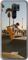 Xiaomi Redmi 9 Hoesje Transparant TPU Case - Let's Skate #ffffff
