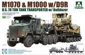 1:72 Takom 5002 M1070 Truck & M1000 Trailer w/D9R Bulldozer Plastic kit