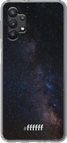 6F hoesje - geschikt voor Samsung Galaxy A32 5G -  Transparant TPU Case - Dark Space #ffffff