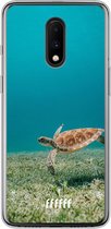 OnePlus 7 Hoesje Transparant TPU Case - Turtle #ffffff