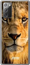 Samsung Galaxy Note 20 Hoesje Transparant TPU Case - Leo #ffffff