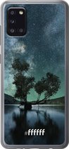 Samsung Galaxy A31 Hoesje Transparant TPU Case - Space Tree #ffffff