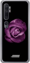 Xiaomi Mi Note 10 Hoesje Transparant TPU Case - Purple Rose #ffffff