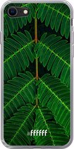 6F hoesje - geschikt voor iPhone 8 - Transparant TPU Case - Symmetric Plants #ffffff