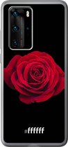 Huawei P40 Pro Hoesje Transparant TPU Case - Radiant Rose #ffffff