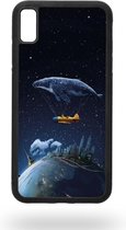 Whale in the sky Telefoonhoesje - Apple iPhone Xs Max