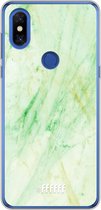 Xiaomi Mi Mix 3 Hoesje Transparant TPU Case - Pistachio Marble #ffffff