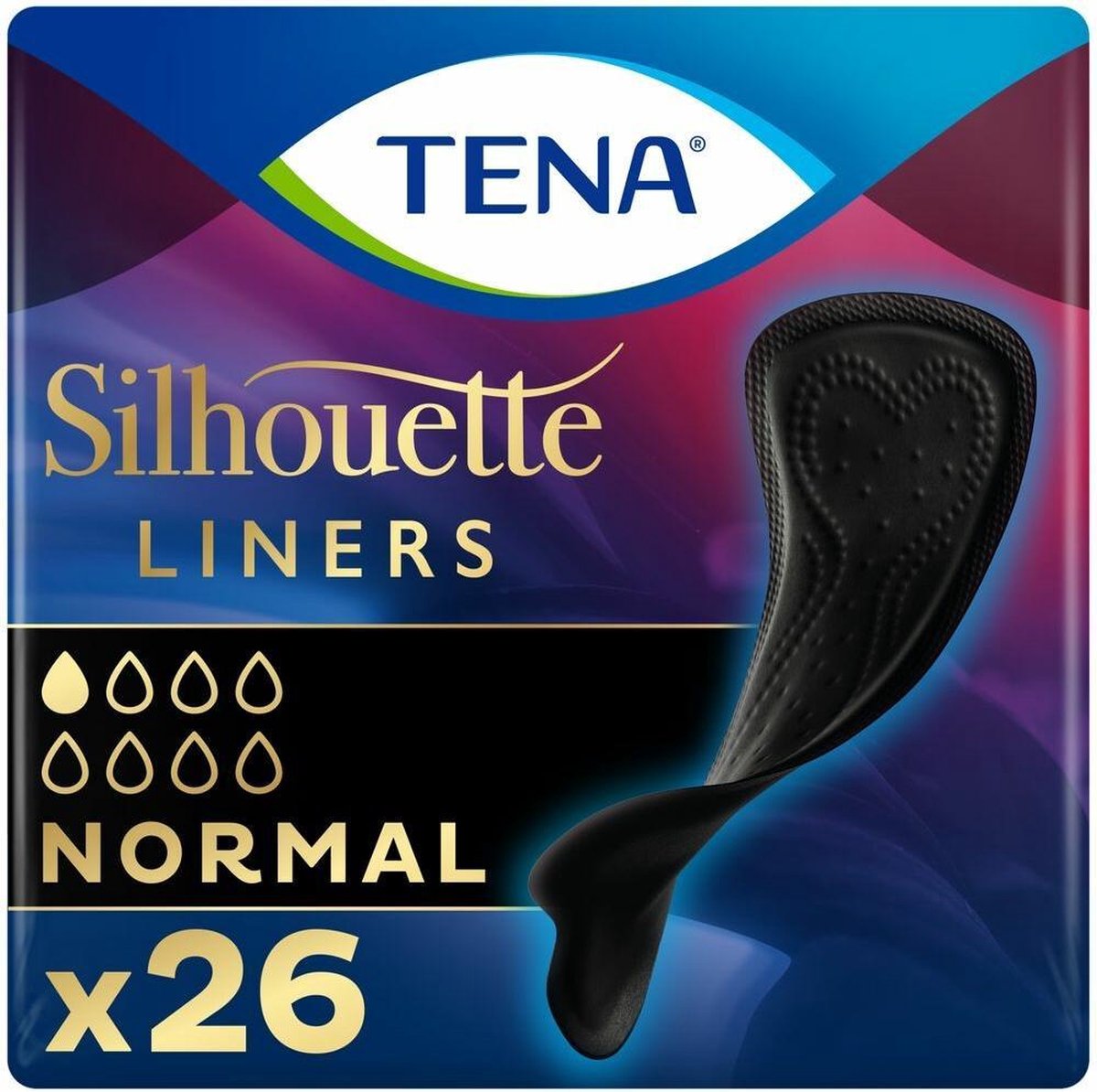 TENA Silhouette Noir Normaal 26ST