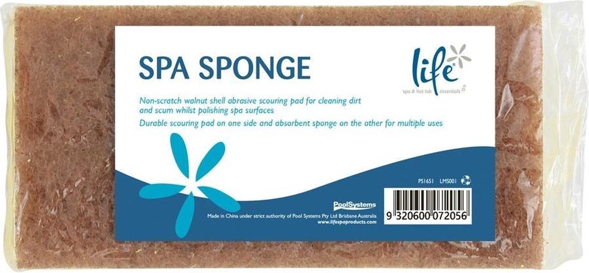 Spa Life Spons - tweezijdige reinigingsspons