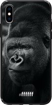 6F hoesje - geschikt voor iPhone X -  TPU Case - Gorilla #ffffff