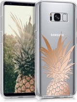 kwmobile telefoonhoesje voor Samsung Galaxy S8 - Hoesje voor smartphone - Ananasstruik design