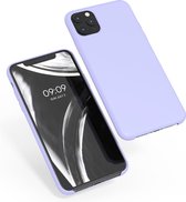 kwmobile telefoonhoesje voor Apple iPhone 11 Pro Max - Hoesje met siliconen coating - Smartphone case in pastel-lavendel