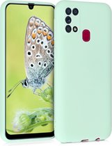 kwmobile telefoonhoesje voor Samsung Galaxy M31 - Hoesje voor smartphone - Back cover in mat mintgroen