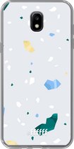 Samsung Galaxy J5 (2017) Hoesje Transparant TPU Case - Terrazzo N°2 #ffffff