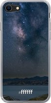 6F hoesje - geschikt voor iPhone 8 - Transparant TPU Case - Landscape Milky Way #ffffff