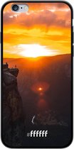 iPhone 6s Hoesje TPU Case - Rock Formation Sunset #ffffff